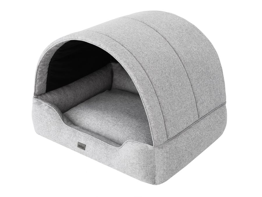 Hundebett und Hundehütte 